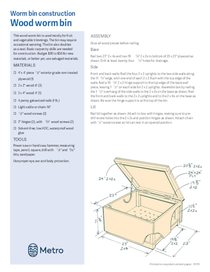 Worm bin construction plans