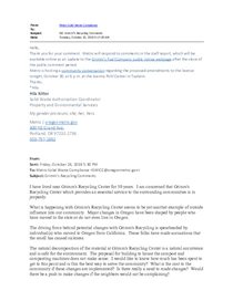 Grimm's Fuel Company - Public Comments 2018