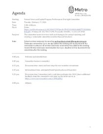Meeting packet, February 27, 2024